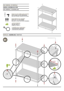 Instrucciones de montaje estanterías iCub