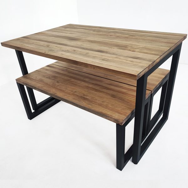 mesas pata metal - Buscar con Google  Metal furniture, Wood table design,  Welded furniture