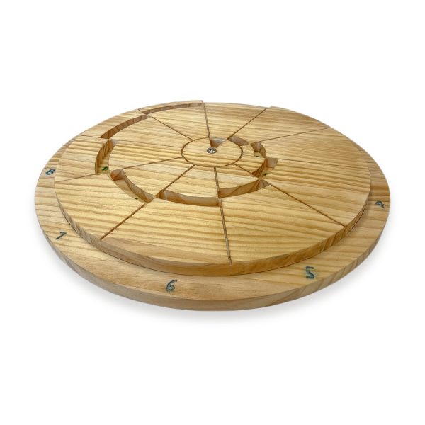 Juguete didáctico Aprende a multiplicar con nuestra ruleta de madera de  pino 20cm Box Furniture - Box Furniture Shop